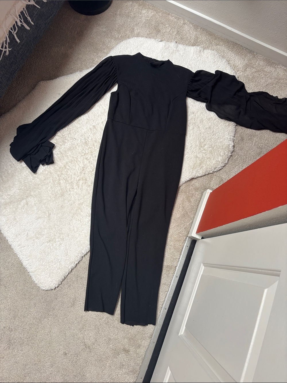 Black Long Sleeve Jumpsuit - Elegant Women's One-Piece